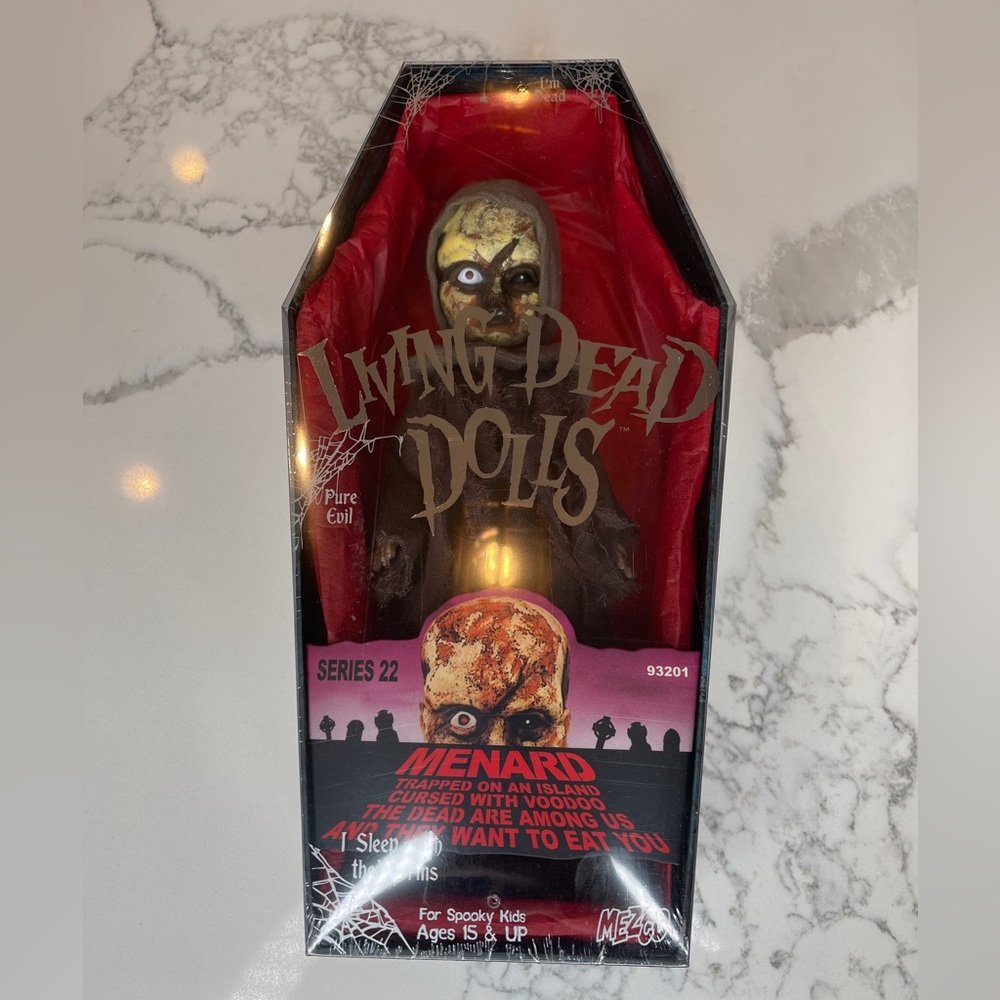 NEW in box. Living Dead Doll “Menard” series 22
